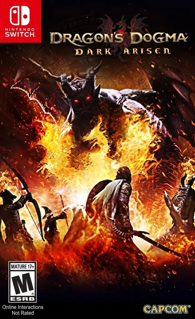 Dragons Dogma Dark Arisen Switch NSP Nintendo Switch game box cover art