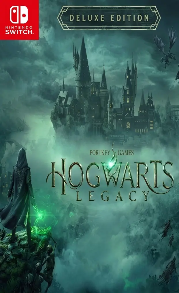 Hogwarts Legacy Deluxe Edition Switch NSP Nintendo Switch game box cover art