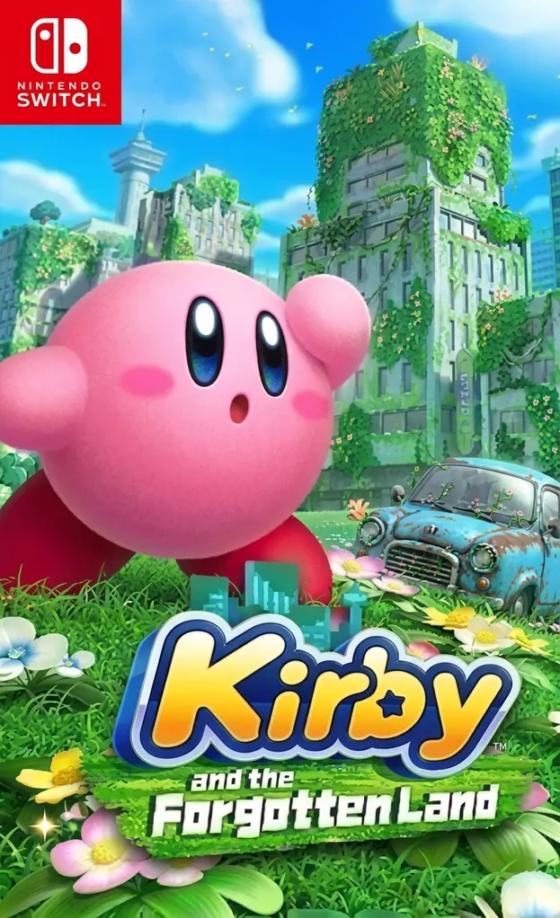 Kirby and the Forgotten Land Switch NSP Nintendo Switch official cover art