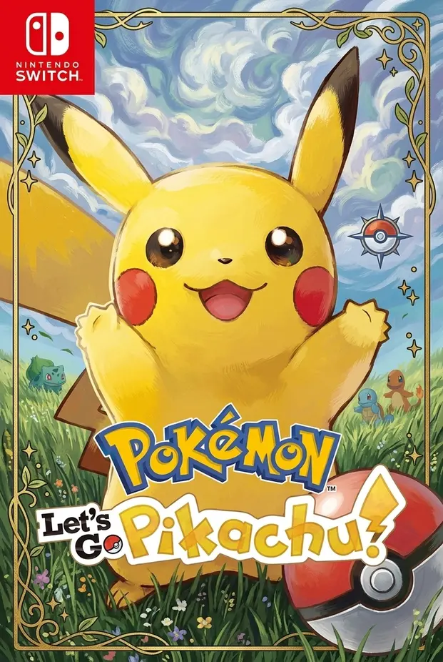 Pokemon Let's Go Pikachu Switch NSP Nintendo Switch game box cover art
