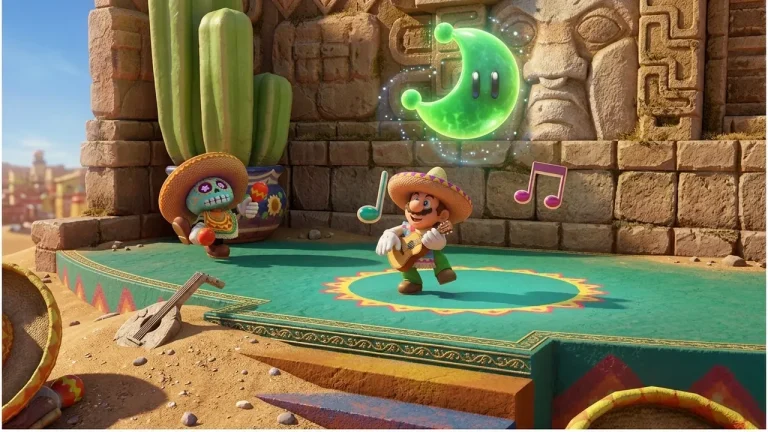 Super Mario Odyssey Switch NSP Mario and Cappy exploring a desert