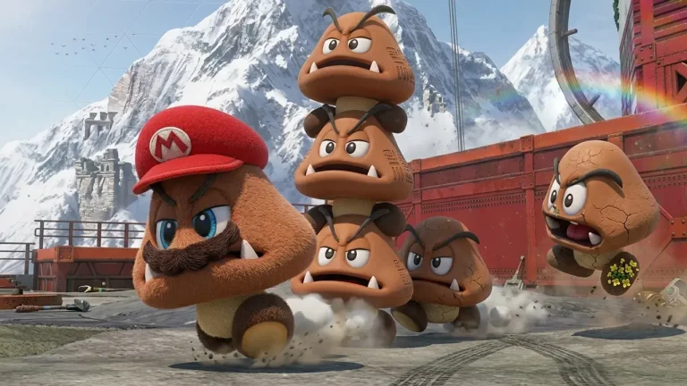 Super Mario Odyssey Switch NSP Mario exploring New Donk City