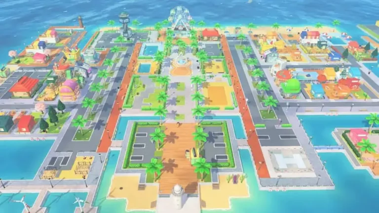 Tomodachi Life: Living the Dream Switch NSP Aerial view of the island